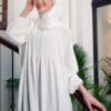 TAHEERA JUBAH DRESS (WHITE)