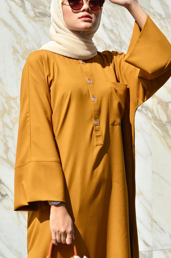 SELENA TUNIC SET (YELLOW OCHRE)