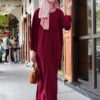 00ea57b8c9d841ba58cd5df9512418a61658907045.jpg TAHEERA JUBAH DRESS (MAROON)