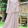KAYLA STRIPE SET (NUDE BROWN)