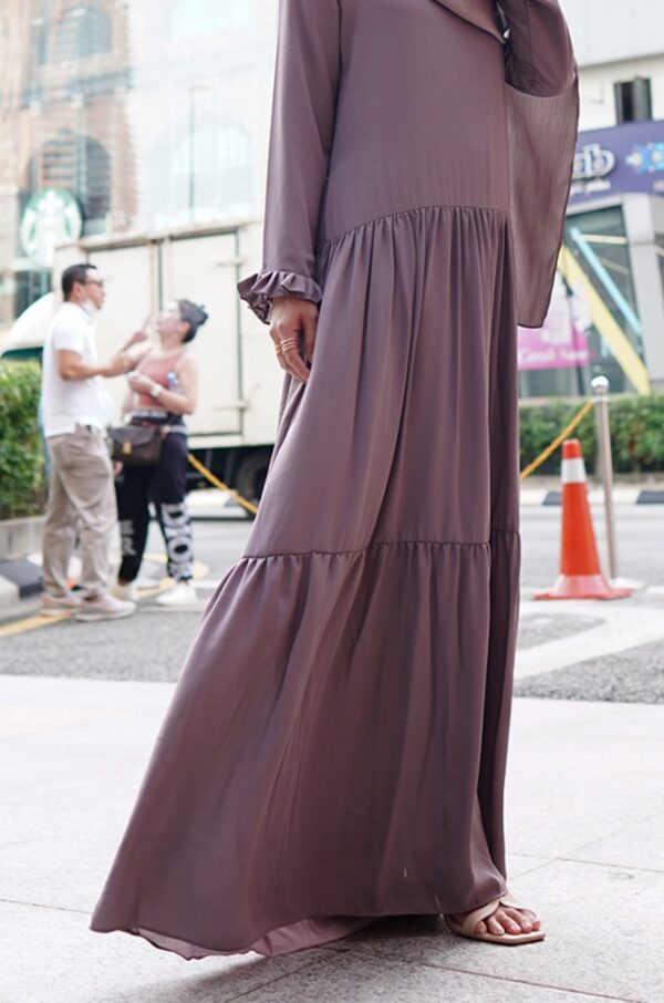 AMANI PLAIN DRESS (MAUVE)