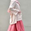 KAYLA STRIPE SET (CORAL BROWN)