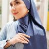 MEDYNA TEXTURE PLAIN SHAWL (AEGEAN BLUE)