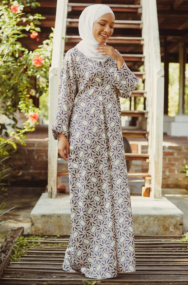 SURI PRINTED KAFTAN (DARK GREEN)