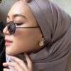 BASIC PLAIN SHAWL EYELASH (COIN GREY)