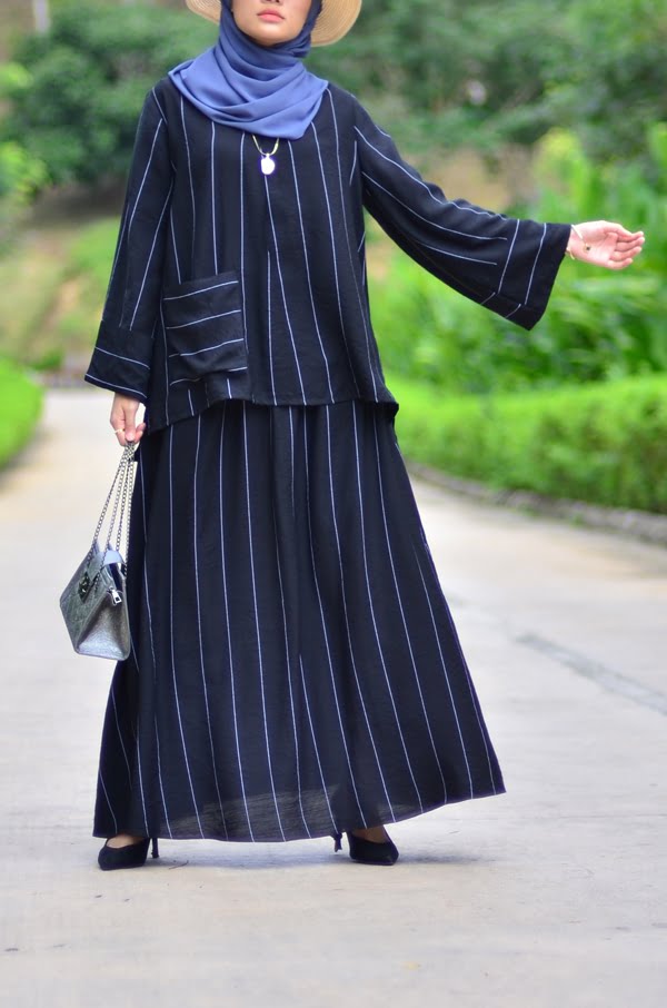KAYLA STRIPE SET (BLACK)