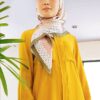 CECILIA PRINTED SQUARE (PEACHES CREAM)