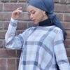 BASIC PLAIN HEAVY CHIFFON (PIGEON BLUE)