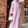 ROZAELLA PLAIN DRESS (BLUSH PINK)