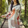 DANELA PRINTED KAFTAN (SILVER GREY)