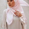 LOTUS PRINTED SQUARE (NUDE PINK)
