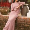 FLORENCE PLEATED KURUNG (DUSTY PINK)