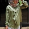 LAYLA RUFFLE TOP (PISTACHIO GREEN)