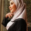 AUDREY PRINTED SQUARE (BLACKY)