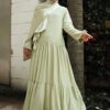 AMANI PLAIN DRESS (GREEN  TEA)