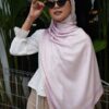 ATILIA PRINTED SHAWL (LILAC CREAM)