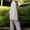 LOVEE TUNIC SET (CREAM BLUSH)