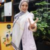AUDREY PRINTED SHAWL (BLUE STONE)
