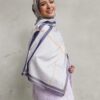 AUDREY PRINTED SHAWL (BLUE STONE)