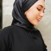 1a520b474757811c7e34e696bc1421d01656140454.jpg MEDYNA TEXTURE PLAIN SHAWL (BLACK)
