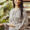 SURI PRINTED KAFTAN (TAUPE GREY)