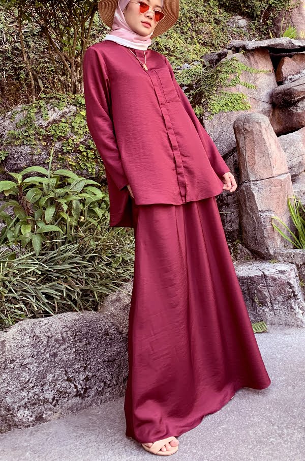 LOVA CLASSY SET (MAROON)