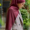 BASIC PLAIN HEAVY CHIFFON (MAROON)