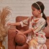 LITTLE NELLY KAFTAN (WARM PINK)