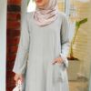 ROZAELLA PLAIN DRESS (SOFT MINT)