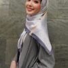AUDREY PRINTED SQUARE (BLUE STONE)