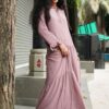 AMANI PLAIN DRESS (DUSTY PURPLE)