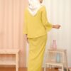 LORENNA TEXTURED KURUNG (MISTED YELLOW)