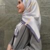 AUDREY PRINTED SQUARE (BLUE STONE)