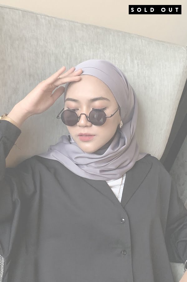 BASIC PLAIN SHAWL EYELASH (COIN GREY)