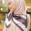 CECILIA PRINTED SQUARE (PINK PURPLE)