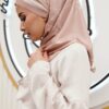 ATILIA PRINTED SHAWL (KHAKI)