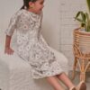 LITTLE POPPY KAFTAN (SEA SALT)