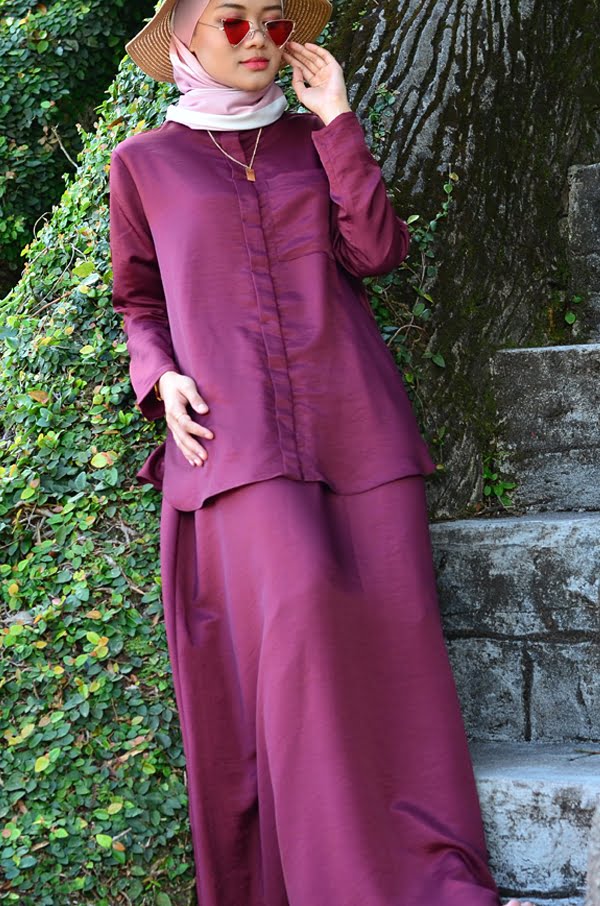 LOVA CLASSY SET (MAROON)