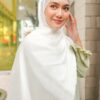 MEDYNA TEXTURE PLAIN SHAWL (SNOW WHITE)
