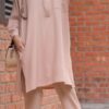 SELENA TUNIC SET (NUDE BROWN)