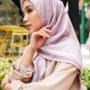 ATILIA PRINTED SQUARE (ROSE MAUVE)