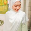 MEDYNA TEXTURE PLAIN SHAWL (SNOW WHITE)