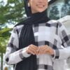 BASIC PLAIN HEAVY CHIFFON (BLACK)