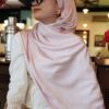 ATILIA PRINTED SHAWL (LILAC CREAM)