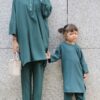 SELENA TUNIC SET (EMERALD GREEN)