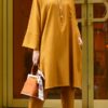 SELENA TUNIC SET (YELLOW OCHRE)