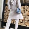 SELENA TUNIC SET (LIGHT GREY)