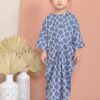 CLOVIA LONG KAFTAN KIDS (STEEL BLUE)