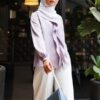 LAYLA RUFFLE TOP (DUSTY LILAC)
