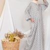 NIKITA LONG KAFTAN (CAMOUFLAGE GREEN)